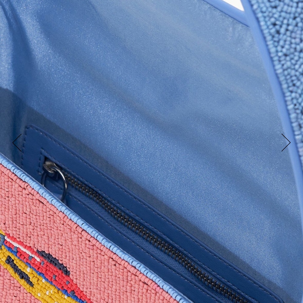 Staud Tommy Beaded Bag Staudines Sardine Purse NWT - Picture 10 of 13